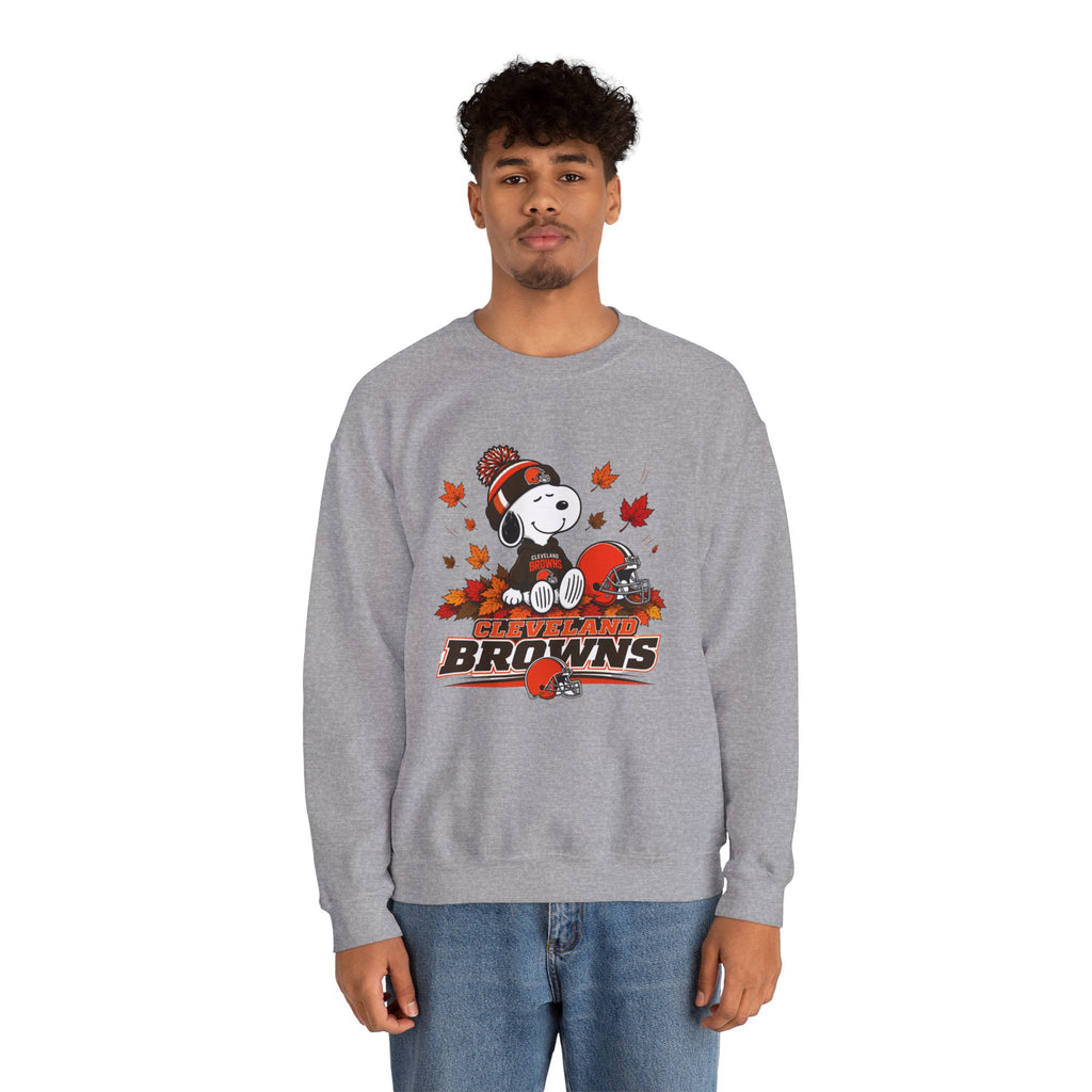Cleveland Browns Fall Snoopy Sweatshirt for Men and Women