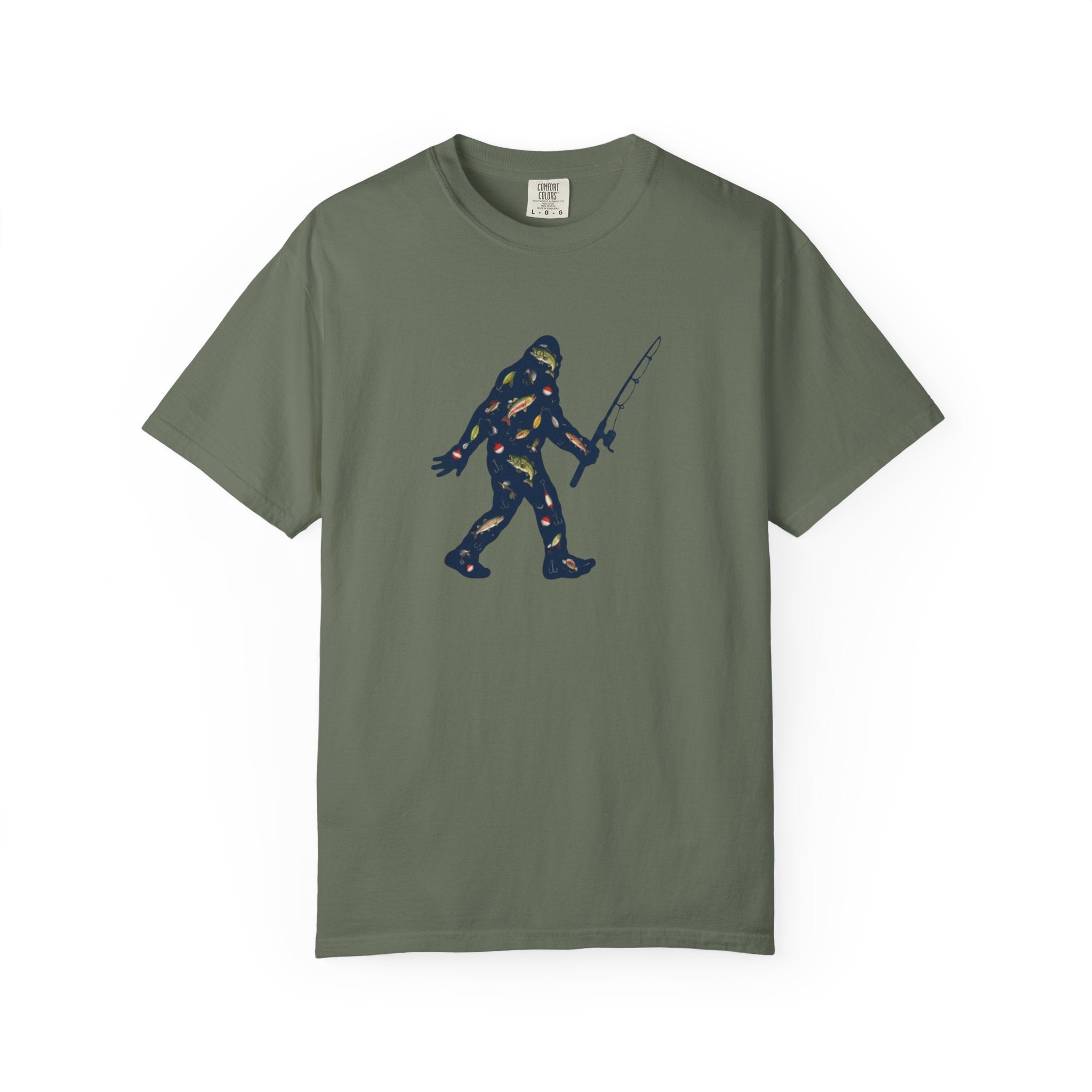 Bigfoot Fishing Father's Day T-Shirt,  Father's Day T-Shirt