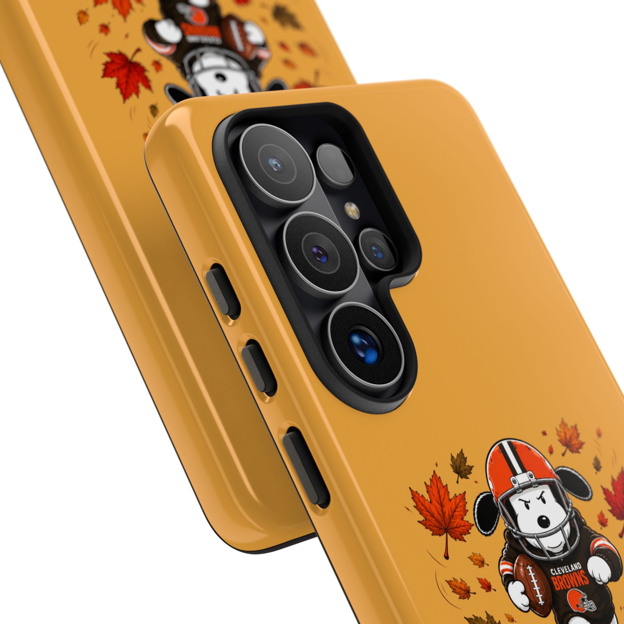 Cleveland Browns Fall Snoopy Touchdown Phone Case, 55 Sizes