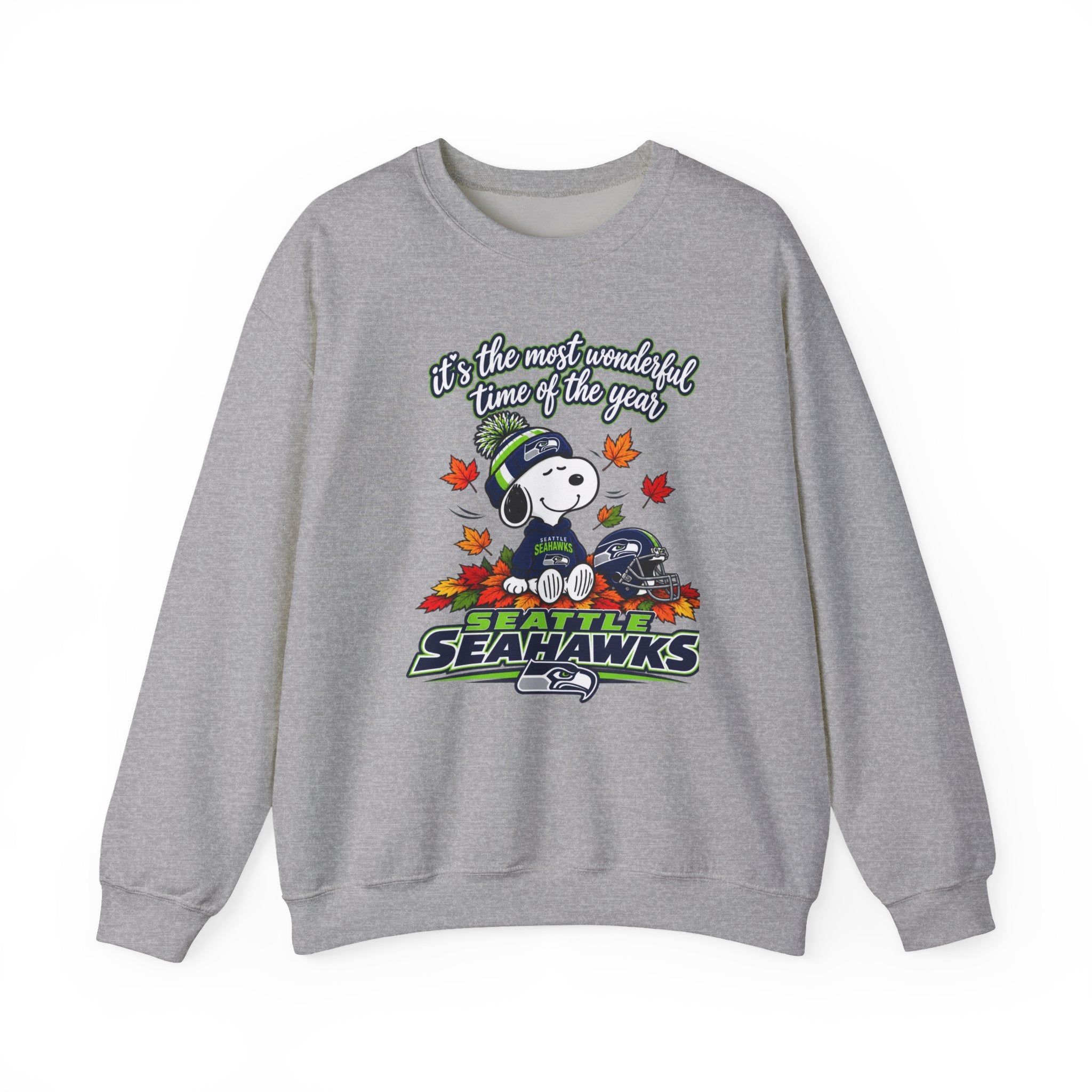 Seattle Seahawks Snoopy “It’s the Most Wonderful Time of the Year” Sweatshirt