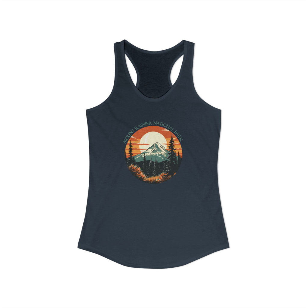 Mt Rainier,Women's Ideal Racerback Tank, 5 colors