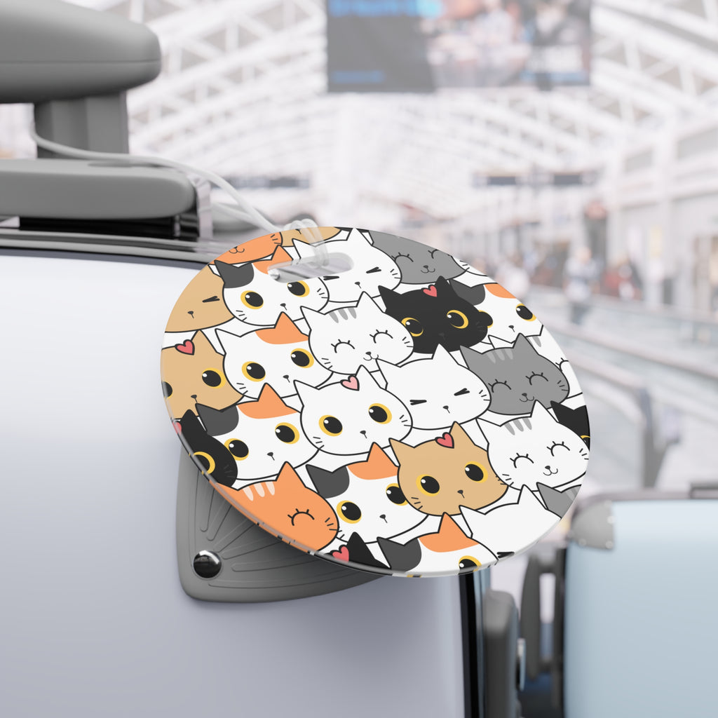 Happy Cat, Luggage Identifier Tags