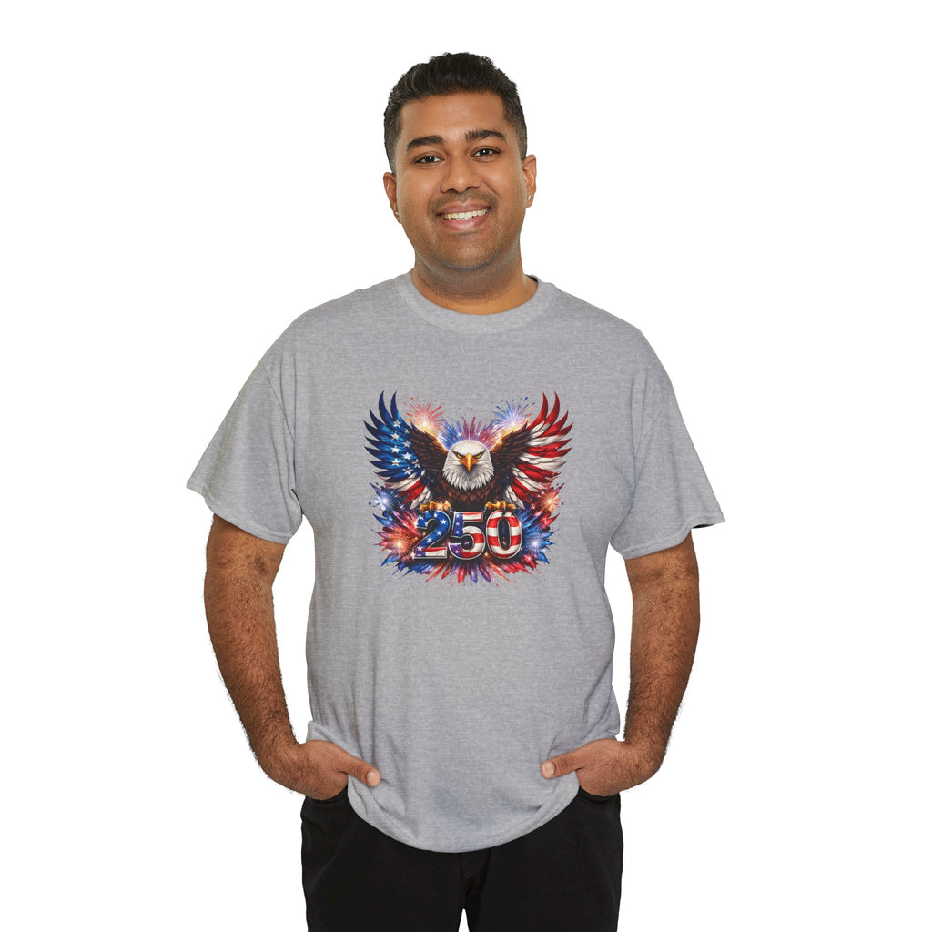 Copy of 250 Years of America Eagle T-Shirt — Men's Patriotic July 4th Tee
