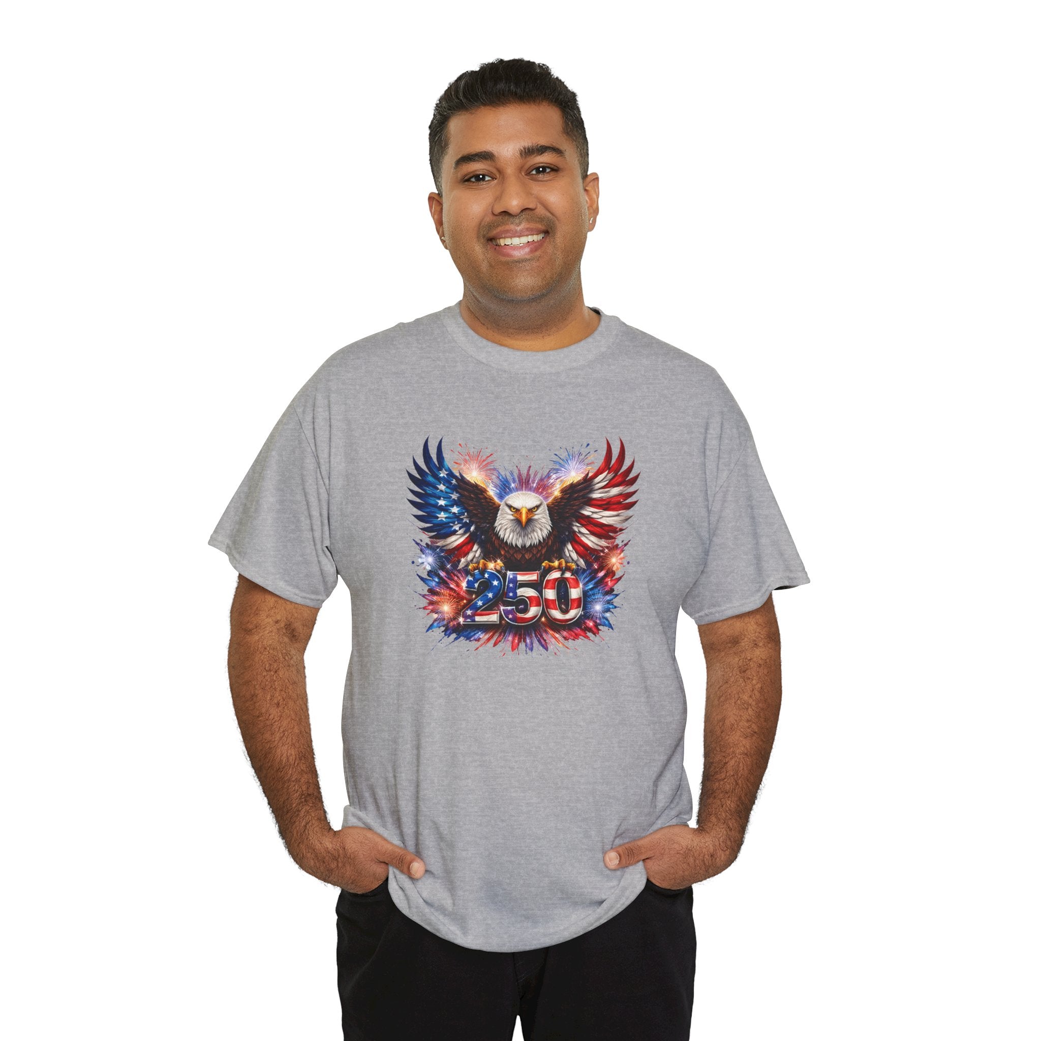 Copy of 250 Years of America Eagle T-Shirt — Men's Patriotic July 4th Tee