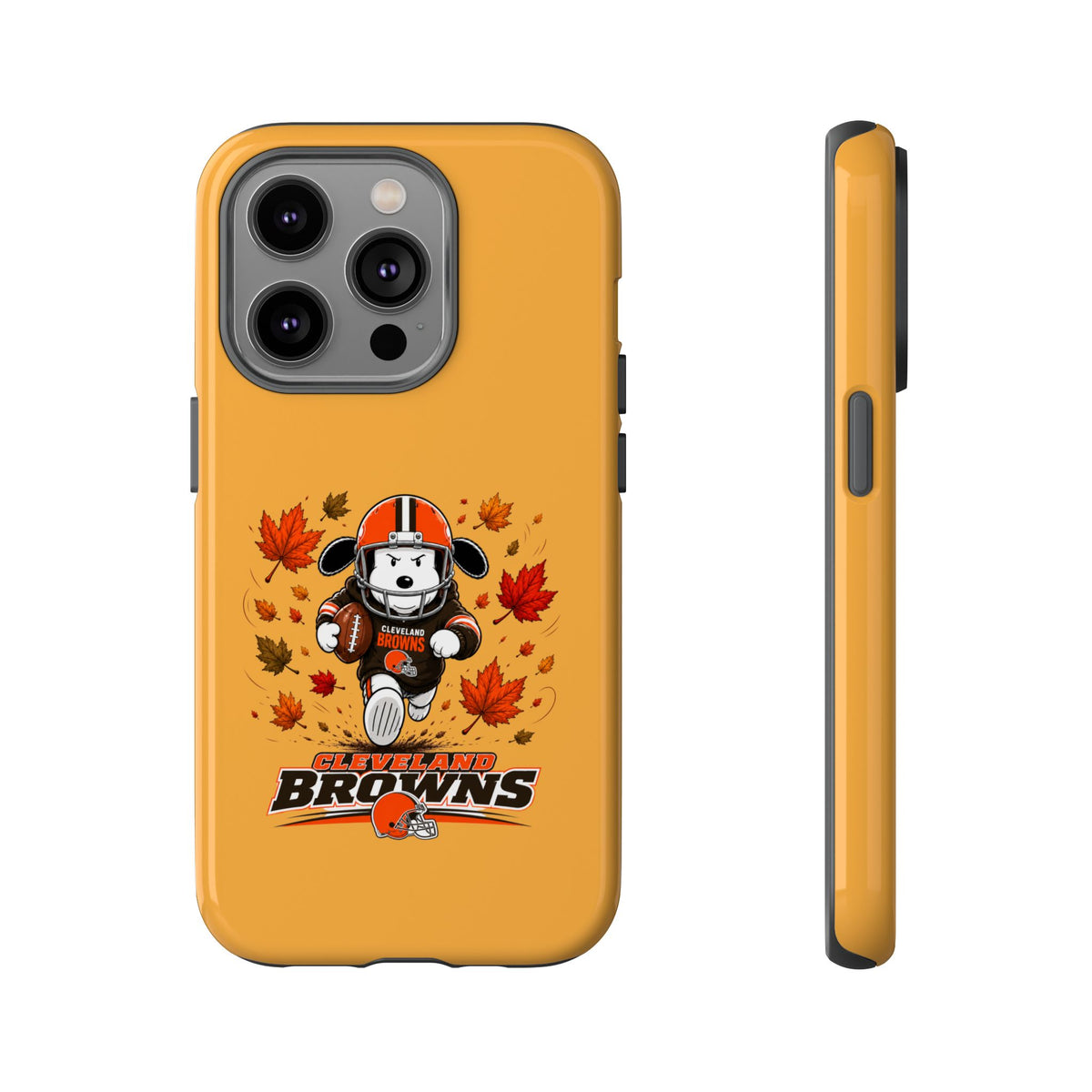 Cleveland Browns Fall Snoopy Touchdown Phone Case, 55 Sizes
