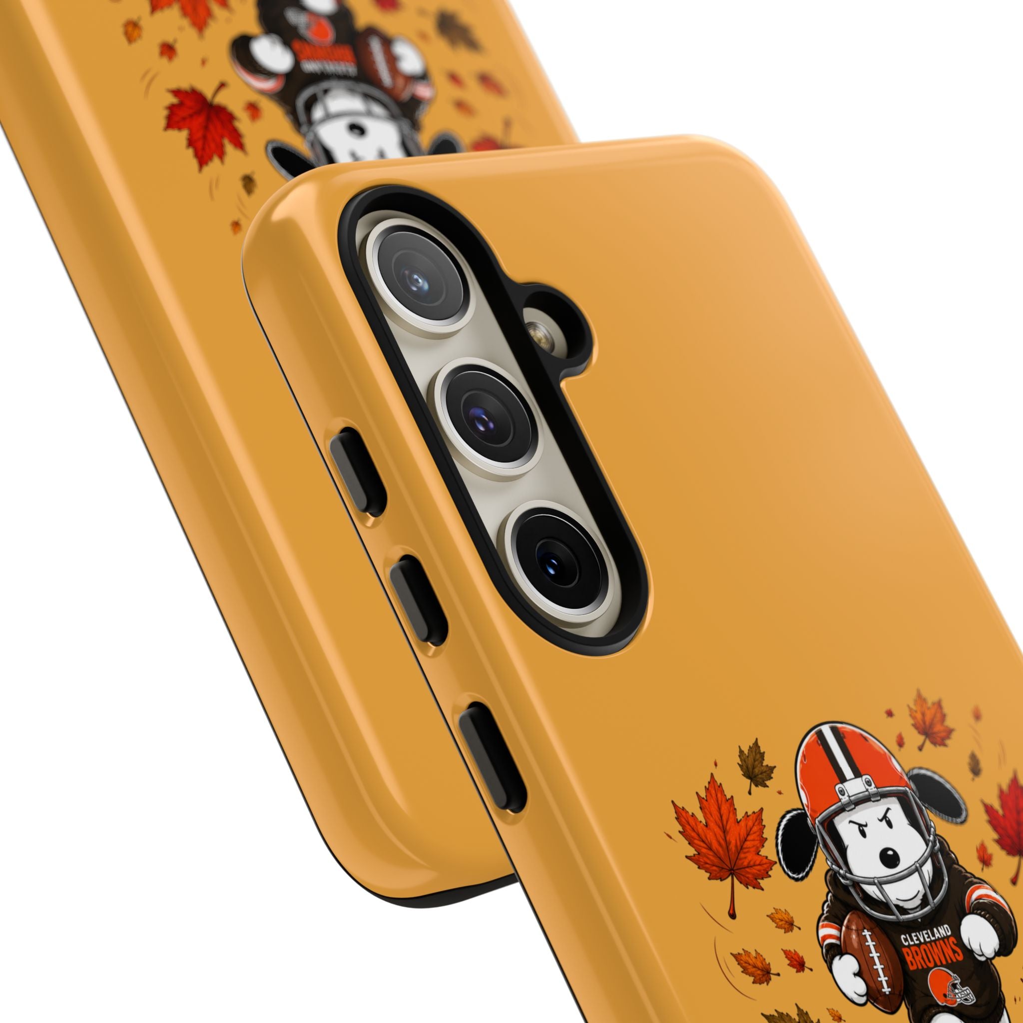 Cleveland Browns Fall Snoopy Touchdown Phone Case, 55 Sizes