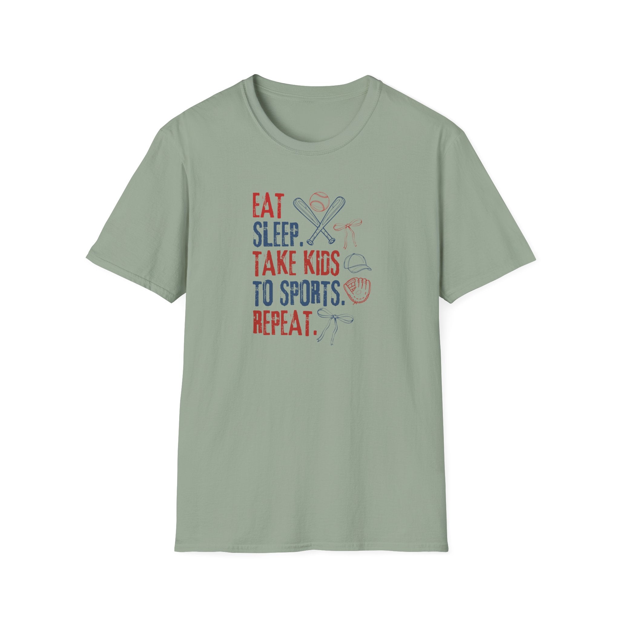 Eat Sleep Sport Repeat T-Shirt — Sports Shirt for Moms & Dads (Mother's Day Gift)