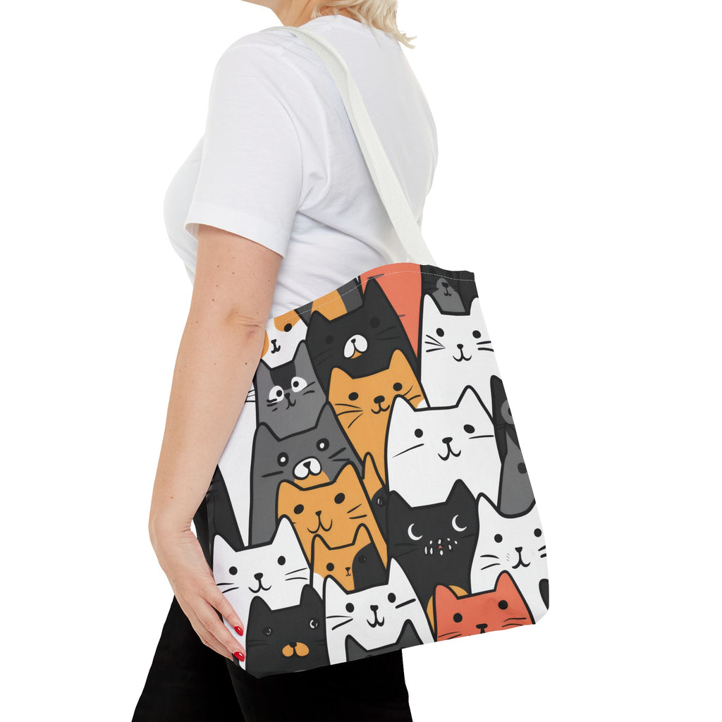 Cat Face Tote Bag, 3 Sizes