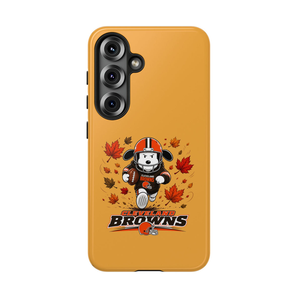 Cleveland Browns Fall Snoopy Touchdown Phone Case, 55 Sizes