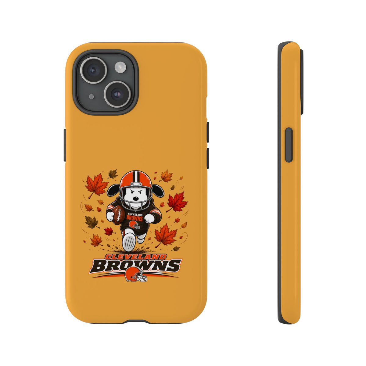 Cleveland Browns Fall Snoopy Touchdown Phone Case, 55 Sizes