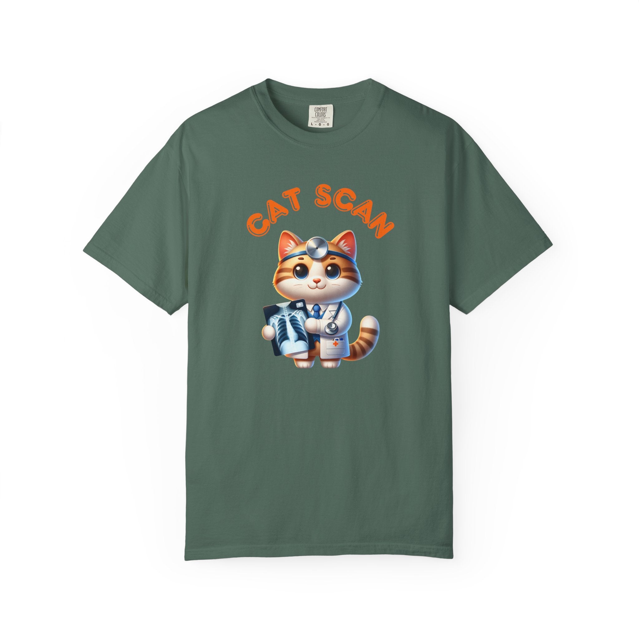 Cat Scan T-Shirt, Funny Cat Tee, Unisex Graphic Shirt, Cat Lover Gift, Animal X-Ray Tee