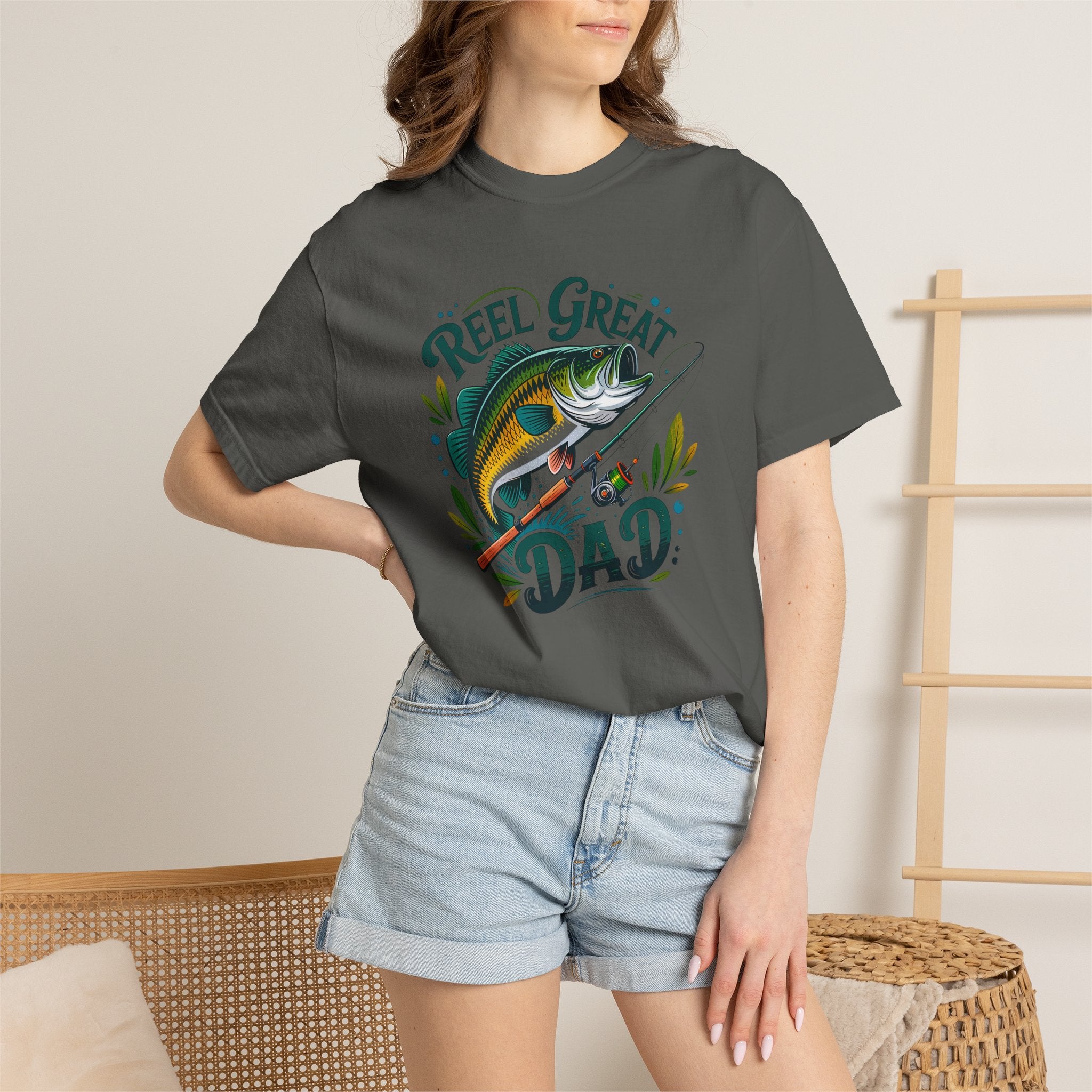 Reel Great Dad Fishing Father's Day T-Shirt