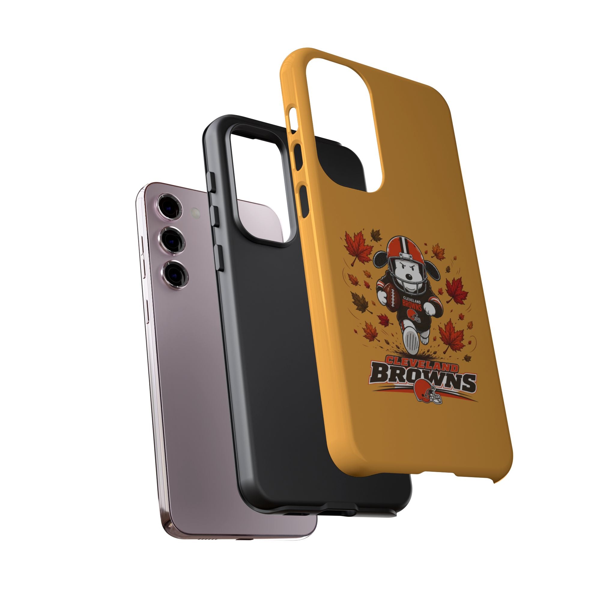 Cleveland Browns Fall Snoopy Touchdown Phone Case, 55 Sizes