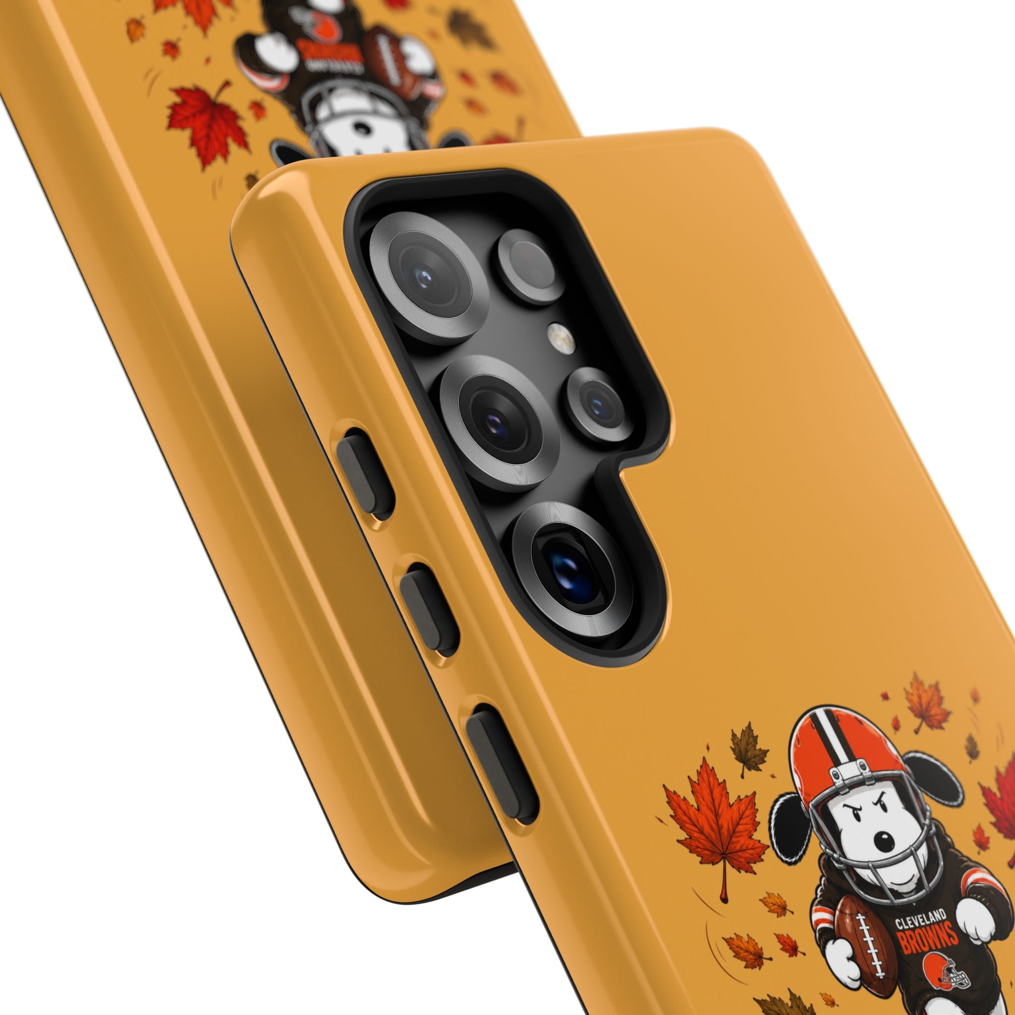 Cleveland Browns Fall Snoopy Touchdown Phone Case, 55 Sizes