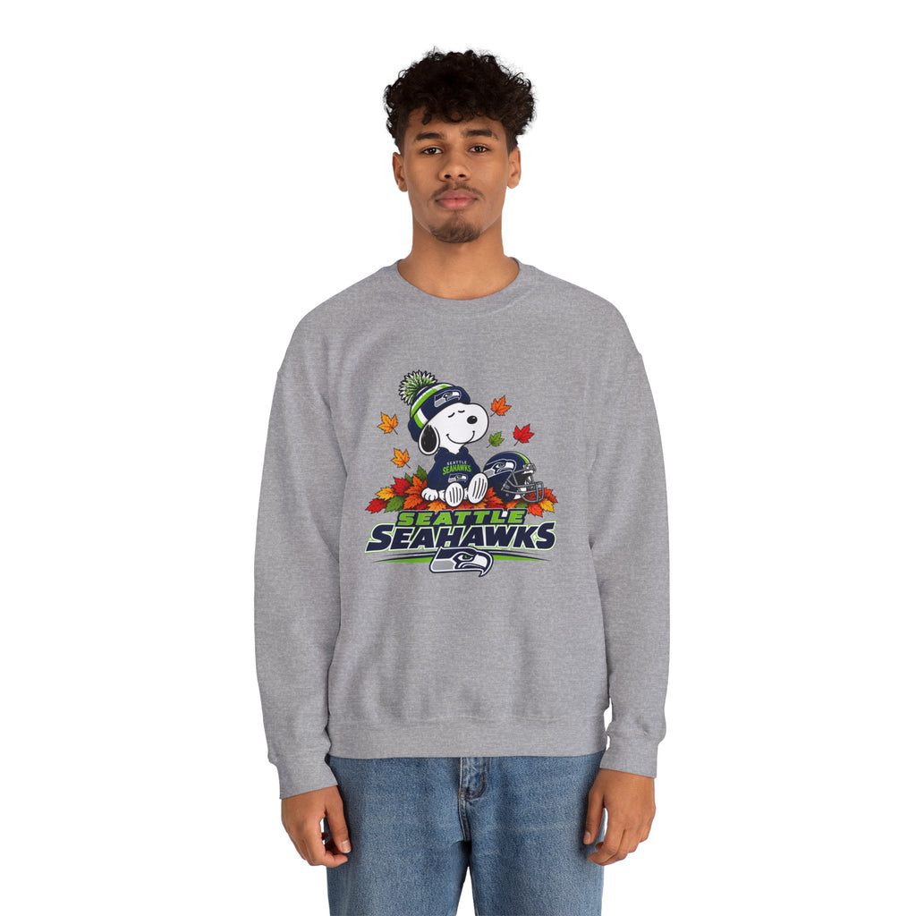 Seattle Seahawks Snoopy Fall Sweatshirt for Men and Women