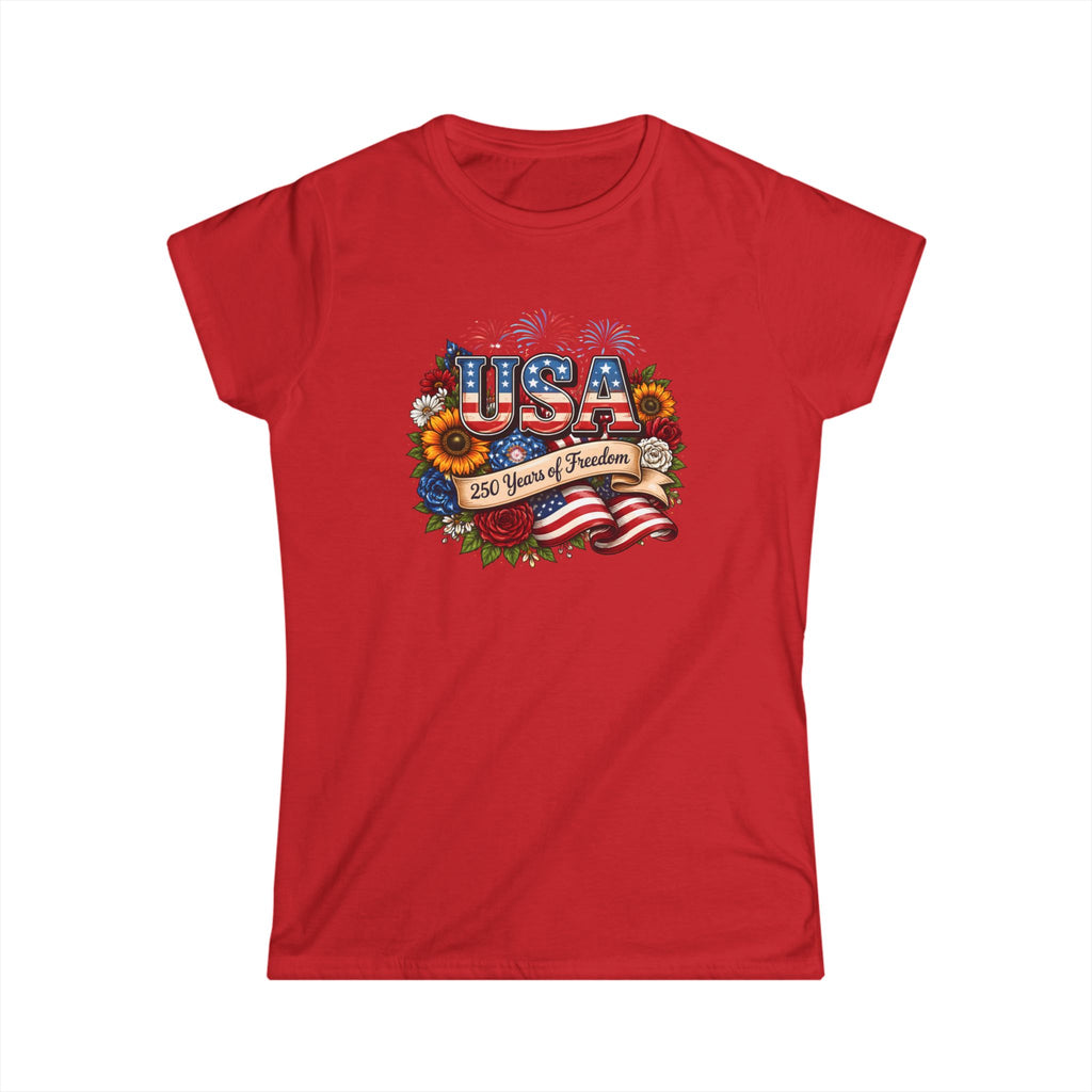 250 Years of Freedom Women's Tee — Freedom 250 Graphic Shirt