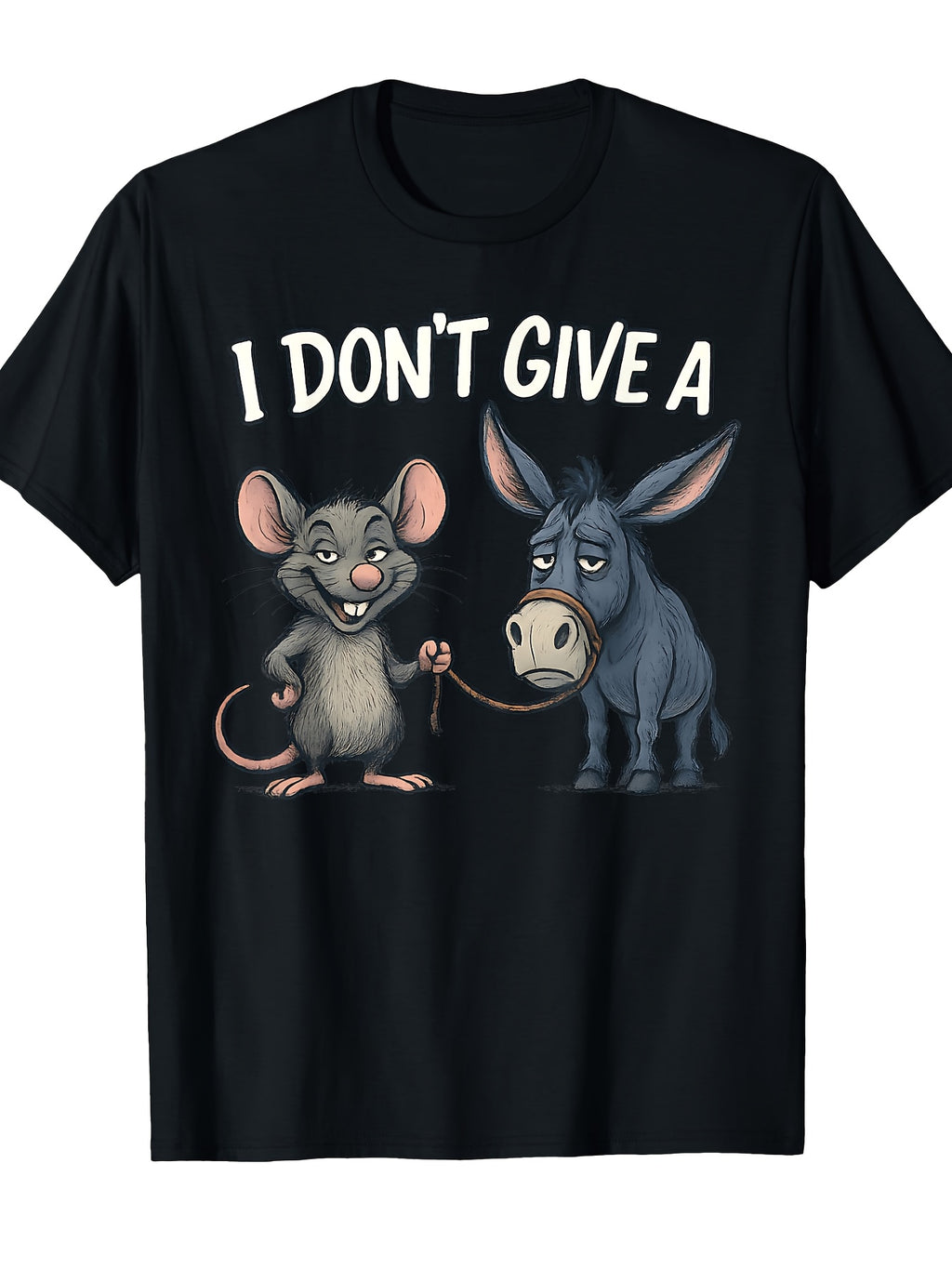 Men's Funny I Don't Give a Rats Ass T-Shirt
