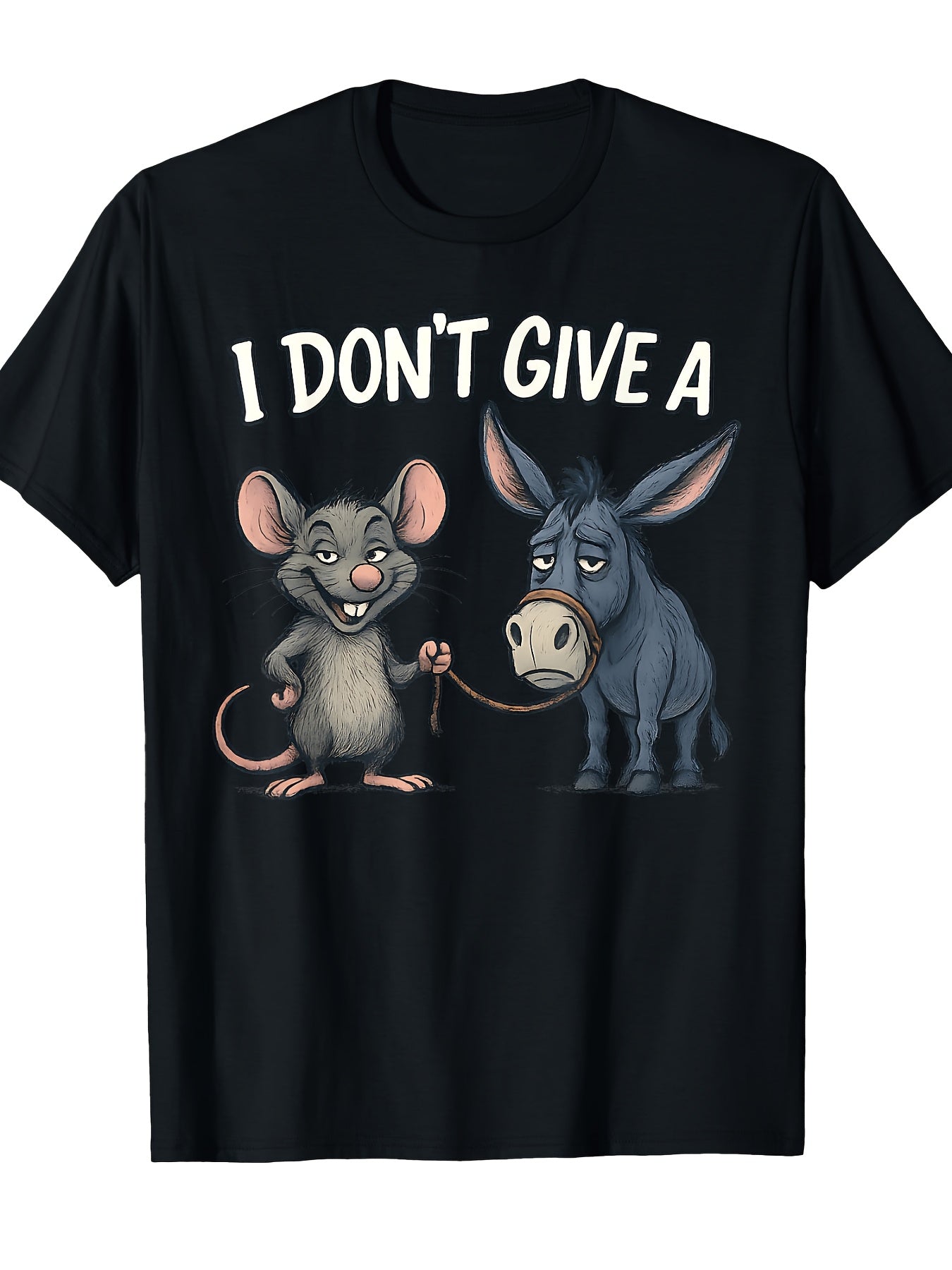 Men's Funny I Don't Give a Rats Ass T-Shirt