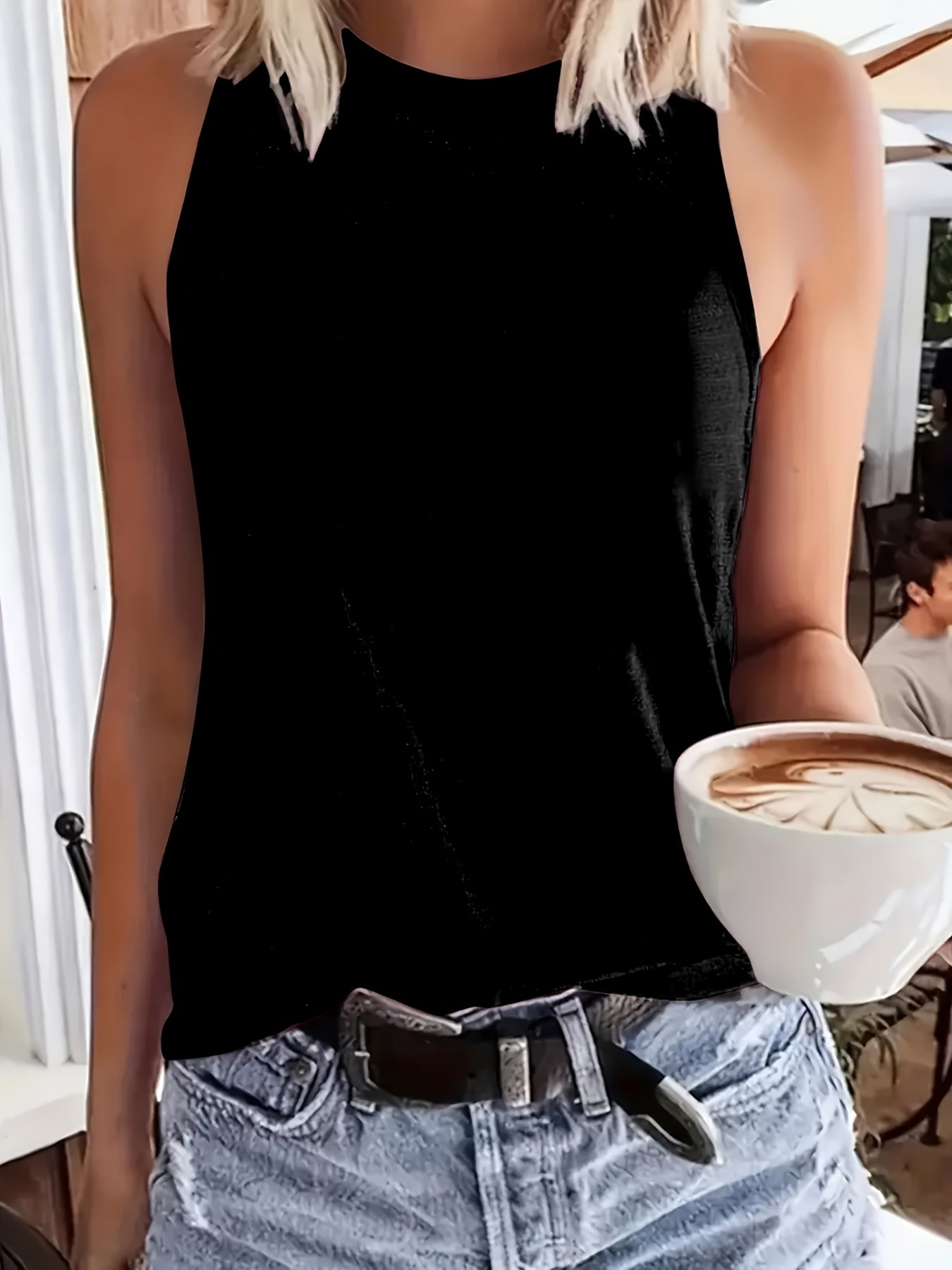Faith Freedom 250 Years Eagle Cross Letter Creative Print Women's Casual Tank Top, Round Neck Tank, Machine Washable, Simple and Versatile, Breathable for Comfortable Spring and Summer Wear