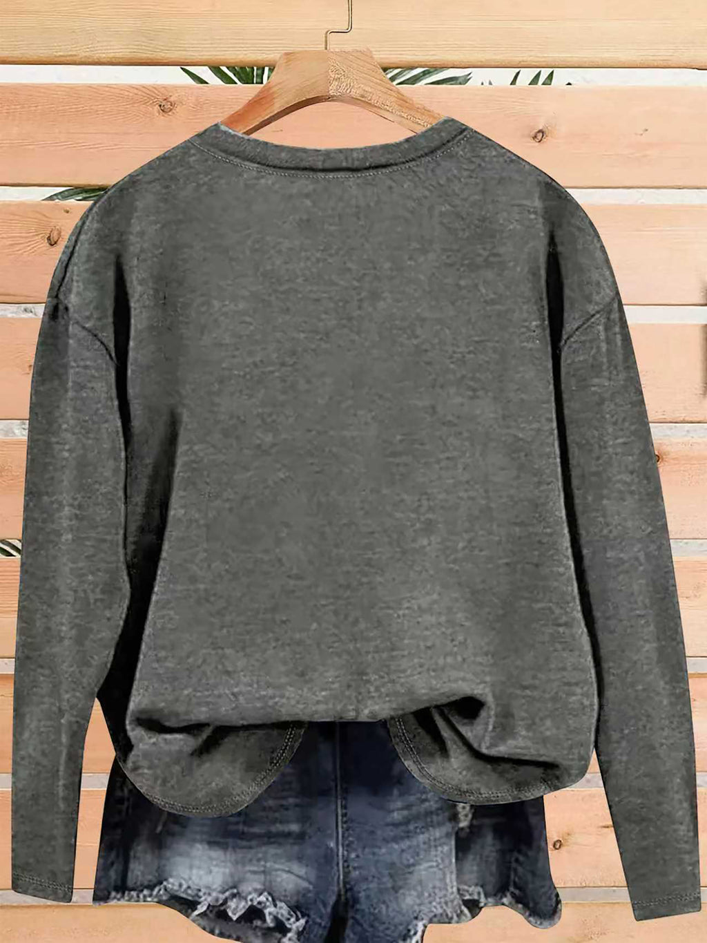 Women’s Thanksgiving Turkey Long-Sleeve Loose-Fit Top