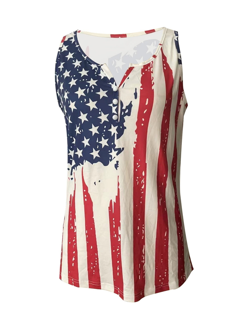 American Flag V-Neck Tank Top, America 250 July 4th Tank,  Women'S Apparel